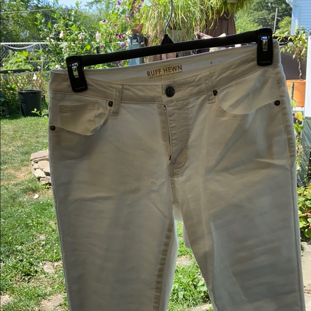 Ruff Hewn white jeans